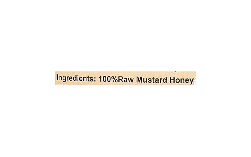 Superbee Raw Mustard Honey    Plastic Jar  500 grams